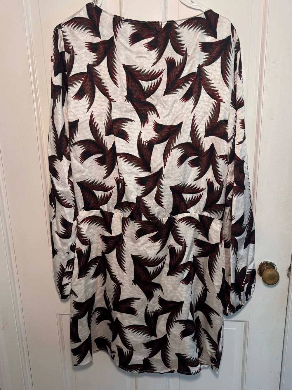 A.L.C. Freya 100% Silk Twist Front Mini Dress Cocktail Long Sleeve Size 10